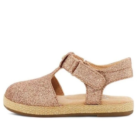 Ugg Emmery Sandals in Rose Gold - Size 6T - Picture 2 of 7